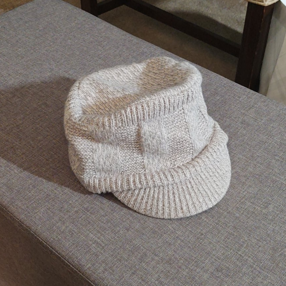 Adidas gray/tan multi hat